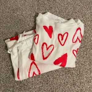 Heart pajamas